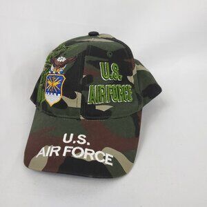 Ninety Six U.S.Air Force Green Camo Embroidered Ball Cap Hat OS